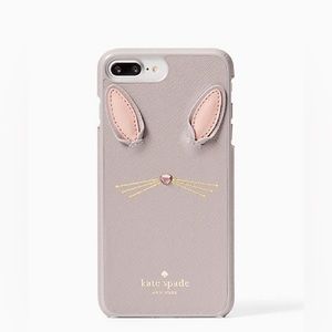 Kate Spade Leather Snap Bunny Case for iPhone 7/8